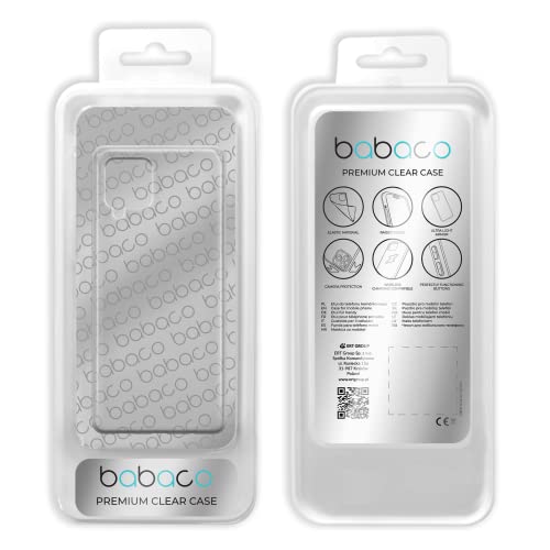 BABACO Premium Clear Mobile Phone case for Samsung A42 5G optimally adapted to The Shape of The Mobile Phone, Crystal case Made of TPU - Thumbnail 2