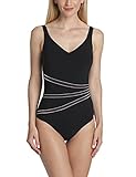 Anita Damen Einteiler Badeanzug Gizella, Gr. 38C, Schwarz (schwarz 001)