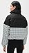 Beach Riot Women's Jojo Puffer, Slate Gingham, Black, Plaid, S