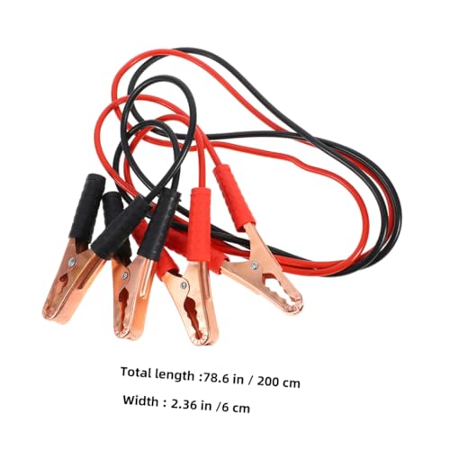 Cables puente de alta resistencia PRETYZOOM: cable de batería para coche de 2 unidades 2