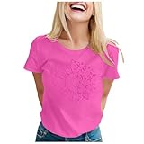 Haute Qualité: Ce t-shirt de sensibilisation au cancer du sein est confectionné en coton doux et respirant. Grâce à son tissu haute qualité absorbant l’humidité, il assure un confort optimal toute la journée. Résistant au rétrécissement et aux décolorations, il conserve son éclat même après de multiples lavages. Un essentiel durable et agréable à porter.