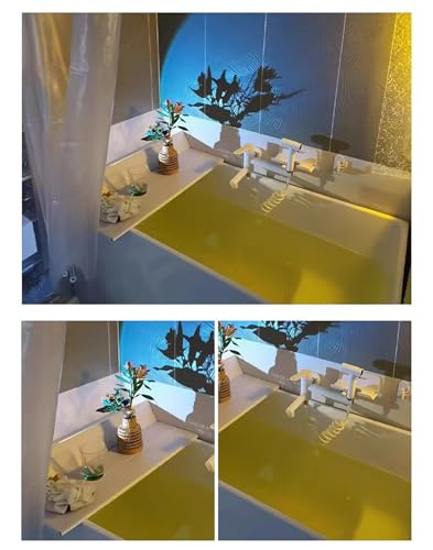 Accesorios de bañera duraderos de PVC impermeable liso 7
