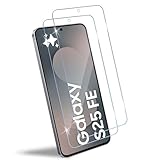 💎【Modelos compatibles】: Sólo apto para Samsung Galaxy S25 FE 5G, película protectora de pantalla de 2 piezas. Por favor, compruebe su modelo de teléfono al comprar. [No apto para otros modelos.]