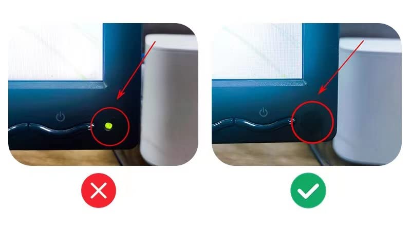 Autocollants Occultants Pour LED – 2 Feuilles Réglables, Pour Atténuer Lumières Routeur, TV, Appareils électroniques