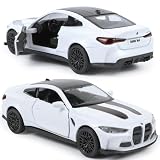 Risopen 1:36 Die-cast Model Toy Car Compatible for BMW M4 CSL White