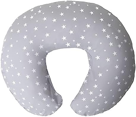 Niimo® Stillkissen Klein für Baby – Stillkissen in Halbmond Form | 15,5 x 39 cm, Bezug aus 100 % Baumwolle, OEKO-TEX® Standard 100, Atmungsaktiv & Waschbar, Ideal zum Stillen & Füt