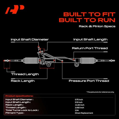 A-Premium - Electronic Power Steering Rack and Pinion Compatible with Nissan Sentra 2007 2008 2009 2010 2011 2012 2.0L, Replaces D8640ET00A by A-Premium - Image 3