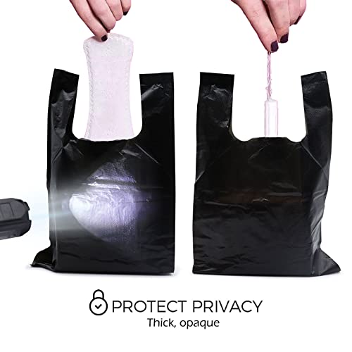 Personal Disposal Bags, Sanitary Napkin Bags Black Little Waste Bags Set Of 300 Pack #TOP1