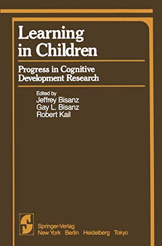 Learning in Children: Progress in Cognitive Development Research view 2