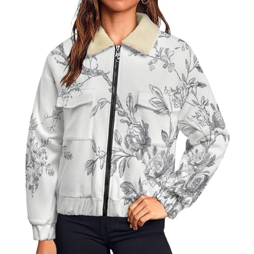 Chaqueta de ocio con cremallera para mujer ideal para paseos de invierno