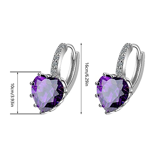 Boucles d'oreilles amour en zircon le cadeau d'anniversaire parfait - 4