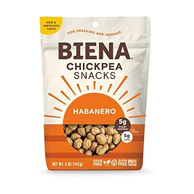 Biena Foods، Chickpea Snack Habanero، 5 Ounce