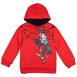 Marvel Vengadores Spider-Man Polar Sudadera con Capucha, Veneno, 4