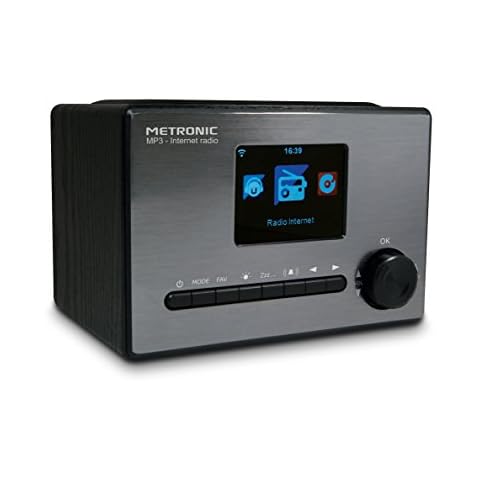 Metronic 477260 Radio Wireless Internet Connected/5 W Black Cover