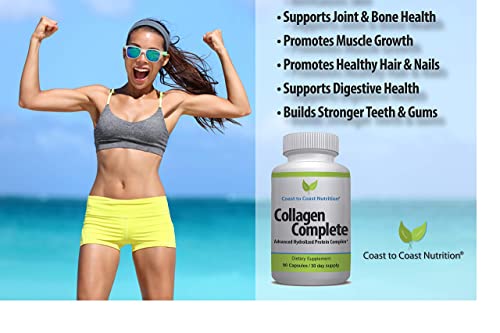 Bone Health & Complete Collagen Support Supplements - Natural Calcium Supplement Boost For Maximum Bone Strength - Collagen Pills For Women & Men - Vitamin D3, K2, & Calcium For Bones - Combo Pack #TOP5