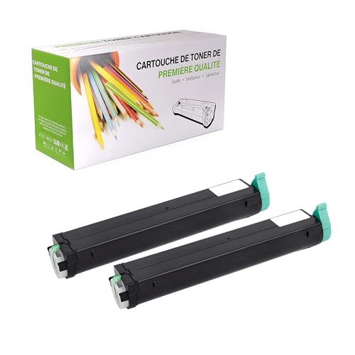 TenFenk Compatible Reemplazo De Cartucho De Toner Para Oki B440 43979207 Para Uso Con Oki Data B410D B410DN B420DN B430DN B440DN MB460 MB470 MB480 MFP Impresora,(Negro 10000 Paginas),2 pack