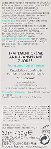 Vichy Creme Antitranspirante 7 Jours Creme 7 Dias 30ml