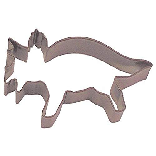 CybrTrayd Triceratops Cookie Cutter, Brown