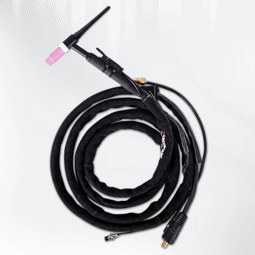 Image of ARCCAPTAIN TIG Welding Torch Cable Cover, MIG Plasma Tig Torch Cover Resistant Leather with Zipper 3.7M (12FT) Length (Pack of 2)