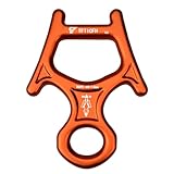 TFTICFH Figure 8 Descender, 30kN Climbing Descender, Heavy Duty 7075 Aluminum Belay & Rappel Equipment for...