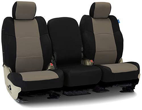 Tailored Seat Covers Spacermesh Taupe with Black Sides for 2014-2019 Jeep Grand Cherokee