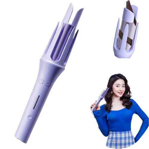 Adagio Hair Curler Device, Adagio Auto Curler, Adagio Auto Hair Curler, Adagio Autocurler, Adagio California Auto Curler, Automatic Curling Iron with 4 Temperature & 3 Timer-P