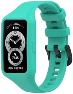 سوار سيليكون ناعم مع كفر حماية من V Volt متوافق مع ساعة هواوي باند 6 و وهونر باند 6– تصميم أنيق ومتين للاستخدام اليومي