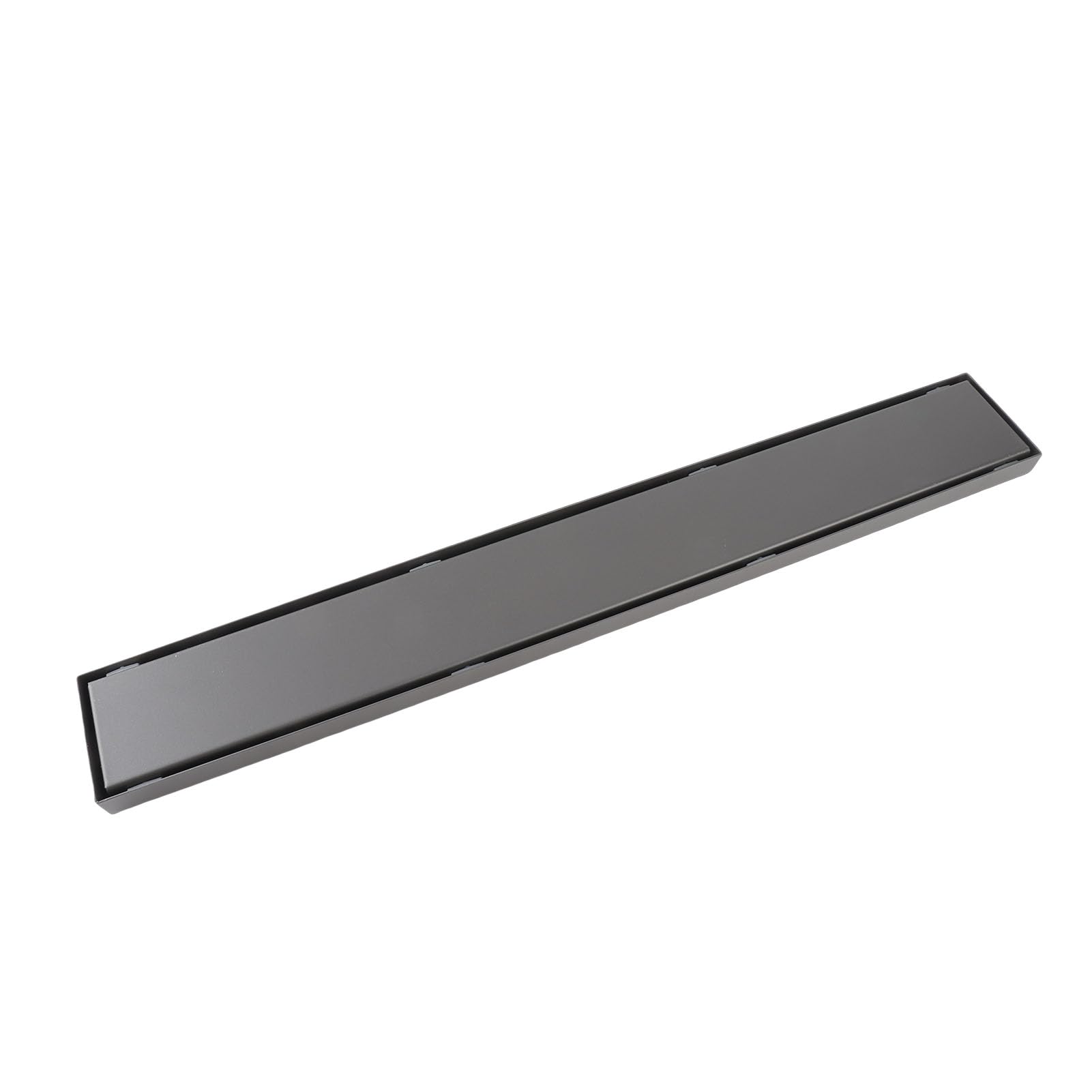 Aramox Drenaje Lineal Desagüe de Ducha Lineal de Acero Inoxidable 304 Sello de Agua Profunda de 60 Cm Núcleo de Cobre Desagüe de Piso Rectangular Engrosado para Baño Cocina Garaje Sótano
