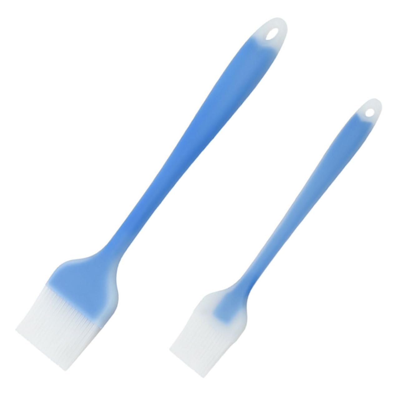 Cabilock 2pcs Silicone Basting Brush High Heat Resistant Grilling Baking Brush for Bbq Pastries and Sauces Food Grade Silicone Easy to Clean Comfortable Grip