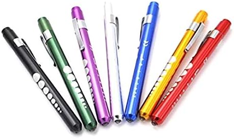 Penlight Mini, 1 Pack Mini Pen Torch Light Diagnostic Medical Reusable LED Penlight Flashlight Pen Torch for Home Outdoor Doctor Nurse EMT Emergency (Black)