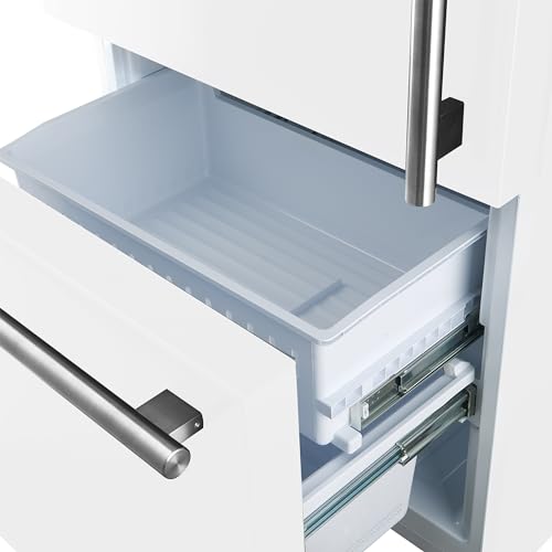 Forno C-FFFFD1786-31WHT 31 Inch Milano Espresso White Fridge With Bottom Freezer With Touch Control & Led - 17.2 Cu. Ft Counter Depth Refrigerator thumb #6
