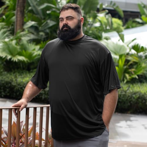 Men’s Big and Tall Shirts Cooling Quick Dry Moisture Wicking Workout Athletic Lightweight Short Sleeve Active T-Shirt4