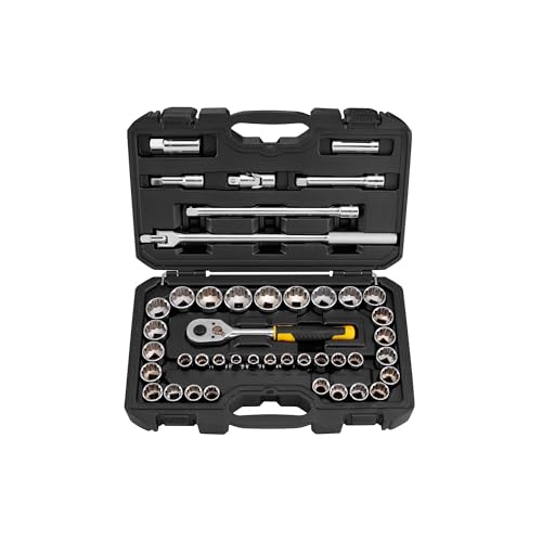 Marca: Stanley Stanley 89-509 - Set di chiavi a bussola, 43 pezzi