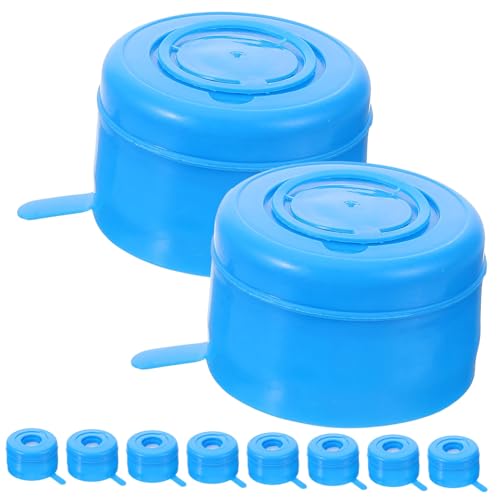 VALICLUD Tapa para Jarra De Agua Reutilizable De Plástico Resistente, Azul, Sellado Hermético, Paquete De 10 Unidades, Tapa para Botellas De Agua, Uso Doméstico y Recarga