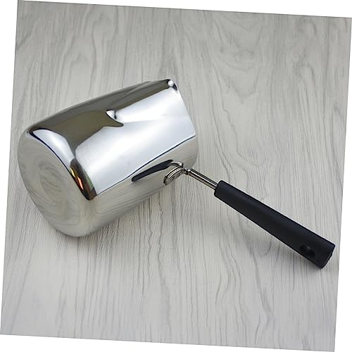 WOONEKY Espumante Para Café Com Leite Jarra De Arte Com Leite Agente Espumante Alça Longa