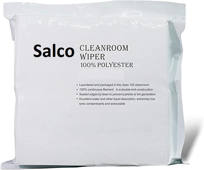 Salco Clean Room Cloth Wiper Double Knit Polyester Cleanroom Wipes Lint Free Nonwoven Cleanroom Wipe (12" x 12", 100) (B0B6NQZL5N) Amazon Price History, Amazon Price Tracker