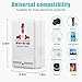 Voltage Converter 110V to 220V Step-Up & Step-Down Power Two-Way Conversion Voltage Converter Transformer for Travel, RV, and Camping (100W-White)