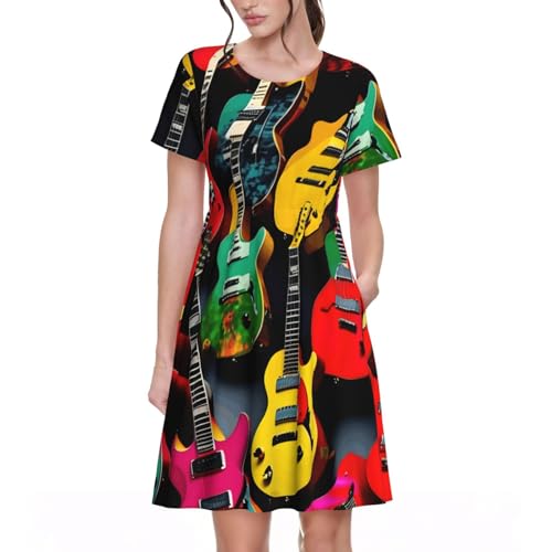 Robe d'été à manches courtes exprimez votre passion musicale avec style