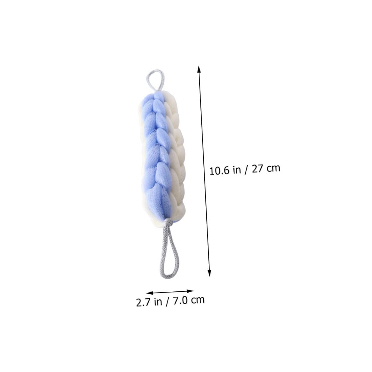 FRCOLOR 8pezzi Striscia Scrubber Per Doccia Esfoliante Woven Bath Scrubber Per Schiena Accessorio Da Bagno Per Uomini e Donne Massaggio e Pulizia Facile Delle Zone Difficili Da Raggiungere