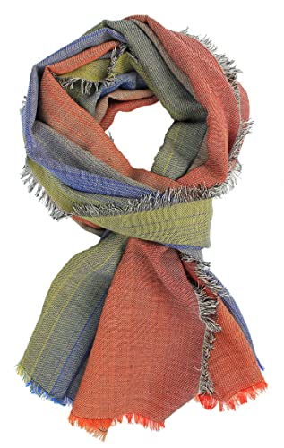 Écharpe en laine pour femme à rayures, l'accessoire idéal pour vos sorties
