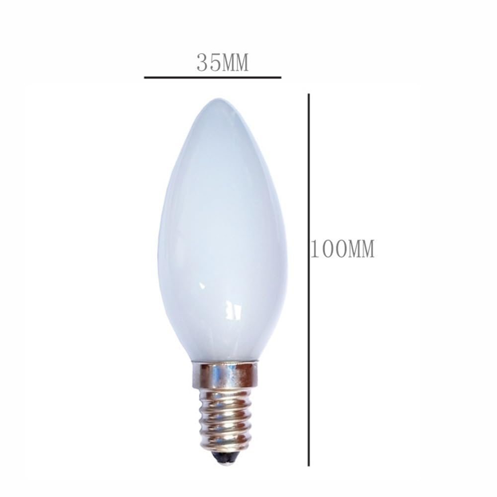 Luz para el hogar 50 unids/Lote C35 Bombilla LED E14/E27 Bombilla Puntiaguda lámpara de Mesa lámpara Fuente de luz 3 W lámparas de Cristal (2700 K Blanco cálido, E14 85-265 V)