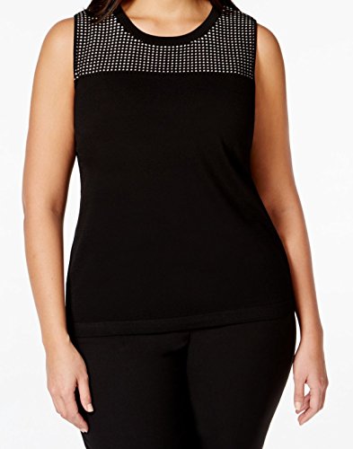 Calvin Klein Women's Plus-Size Pointelle Sleeveless Top