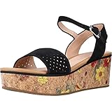  Stonefly diva 4 sandalo donna zeppa alta 7cm tomaia suede 210857 - 37 - black