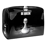 Material del producto: hecho de material de PVC, bolsa de cosméticos impermeable y de moda.