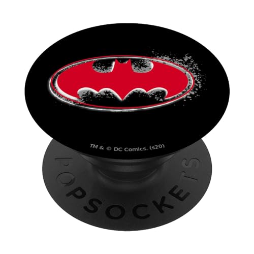 Batman Hardcore Noir Bat Logo PopSockets PopGrip Intercambiable