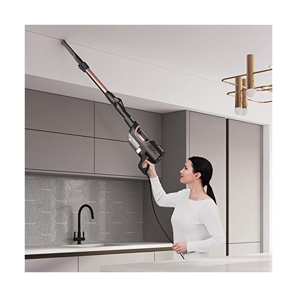 Shark Corded Stick Vacuum Cleaner [HZ500UKT] Pet Model, Anti Hair Wrap, Flexology, Rose Gold