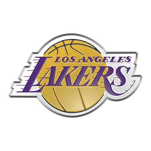 FANMATS 60433 Los Angeles Lakers Heavy Duty Aluminum Embossed Color