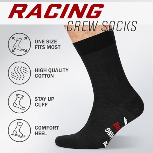 VICRAZY Racing Car, Sport Car Socks for Men, Women - Formula 1 Gifts, Racing Socks, Stocking Stuffers for Men, Women