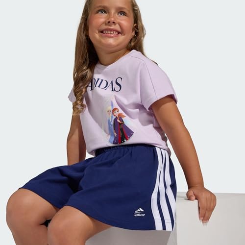 Set Di T-Shirt E Shorts Da Bambina Adidas Disney Frozen - 3