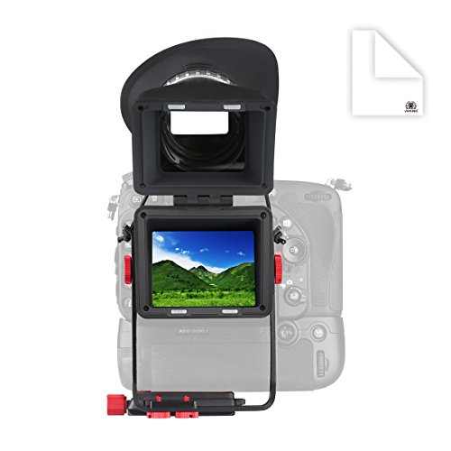 voking 3 x Zoom Confort Viseur LCD pour 3 – Écran 3,2 avec Supports en métal